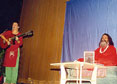 Lidija Bajuk and Swami Maheshwarananda (photo) Branko Nad, Cakovec, 2000